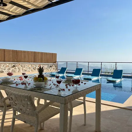 فيلة With Indoor Pool And Nature View For 4 People Kas, Kalkan - Awz 122 كاس